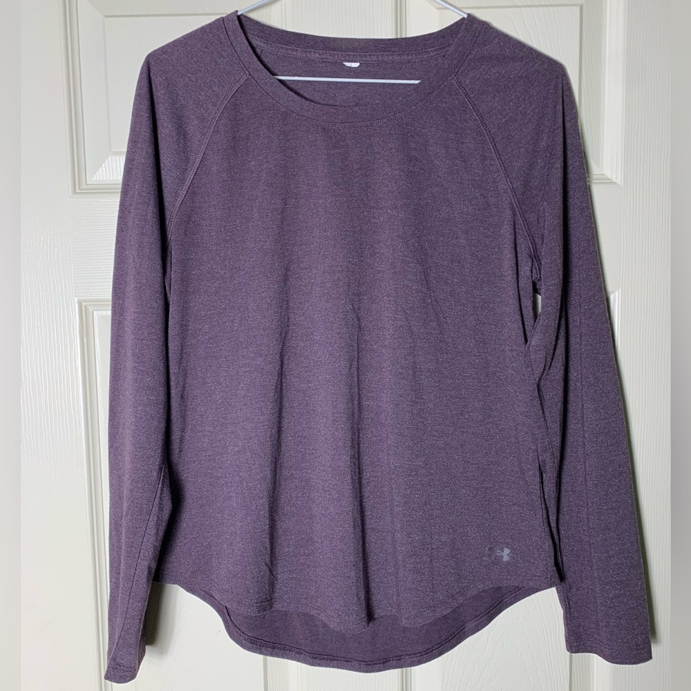 Under Armour | Women's Whisperlight Long Sleeve Pixel Purple - Picture 2 of 5